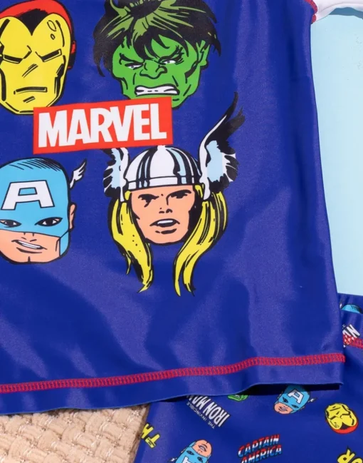 Marvel Avengers Kids Blue 2 Piece Swim Set (2-10 Years)