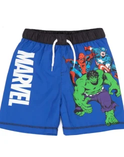 Marvel Avengers Kids Blue Swim Shorts (3-11 Years)