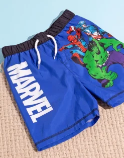 Marvel Avengers Kids Blue Swim Shorts (3-11 Years)