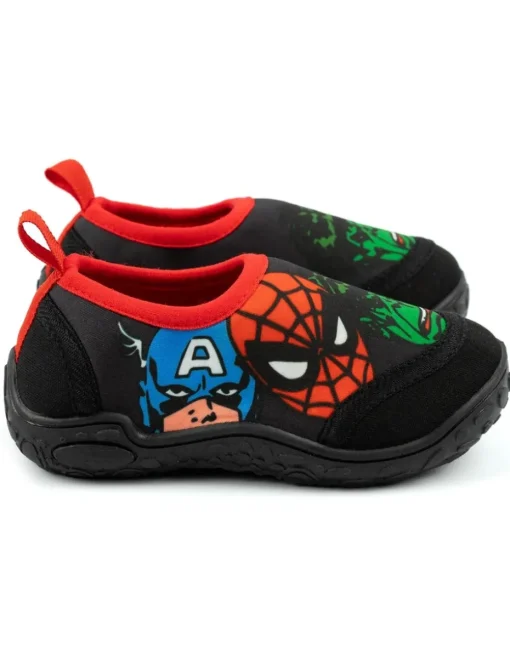 Marvel Avengers Kids Swim Black Shoes (Younger 6-12 Older)