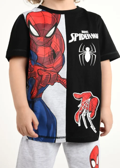 Marvel Boys Black Spiderman Pjyama Set (4-8 yrs)