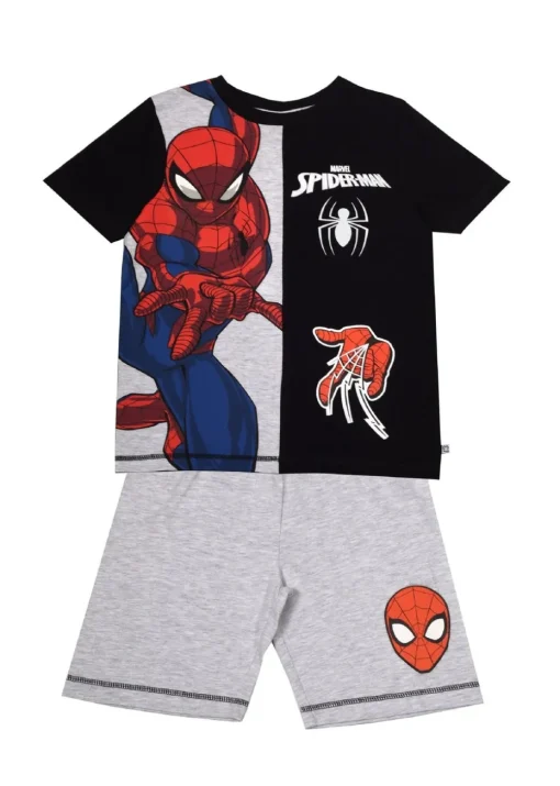 Marvel Boys Black Spiderman Pjyama Set (4-8 yrs)