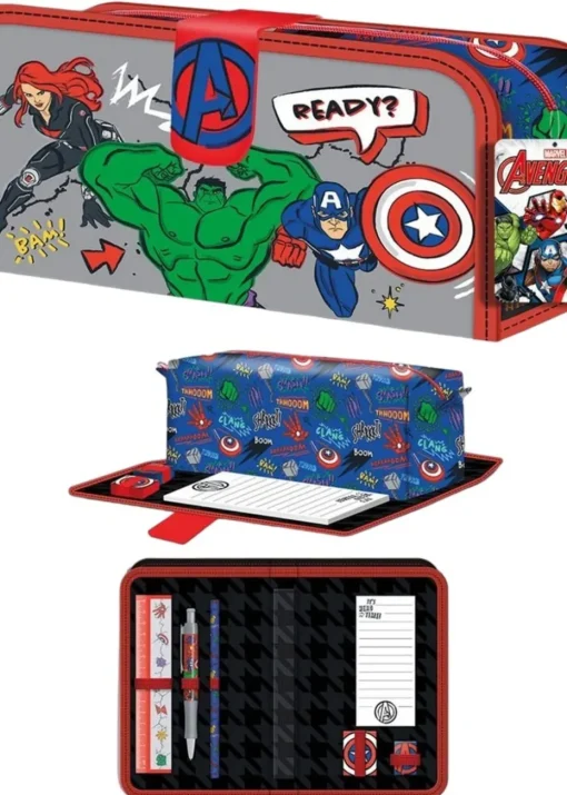 Marvel Multi Hero Club Pencil Case Set (Pack of 6)