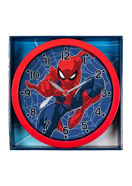 Marvel Red Spiderman Wall Clock