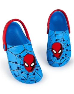 Marvel Spiderman Kids Blue Clogs (Younger 6-12 Older)