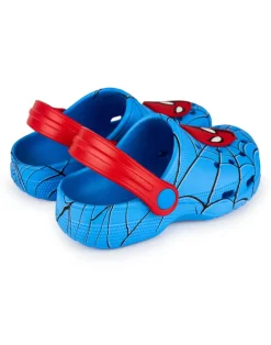 Marvel Spiderman Kids Blue Clogs (Younger 6-12 Older)