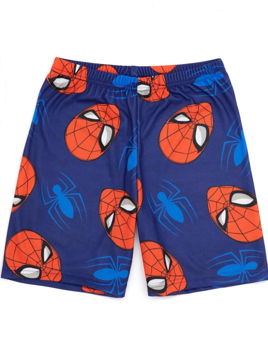 Marvel Spiderman Kids Blue Pyjamas 2 Pack (2-10 Years)