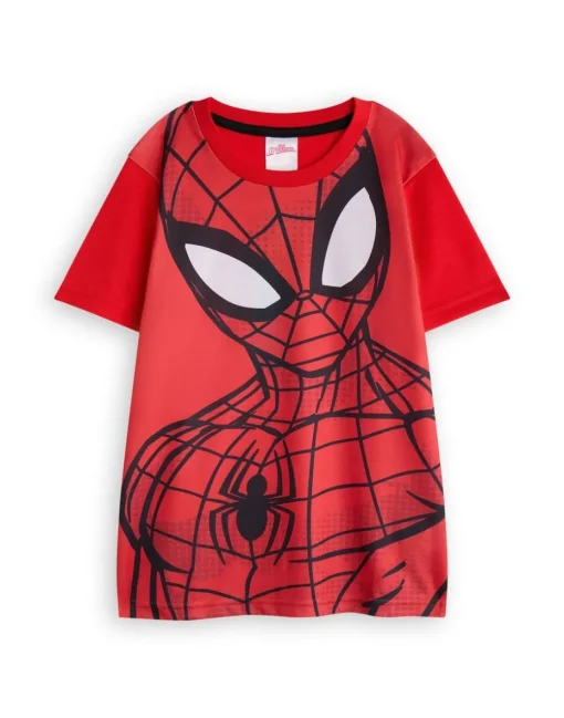 Marvel Spiderman Kids Red Shortie Pyjamas (2-8 Years)