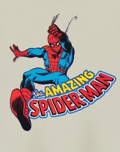 Marvel Spiderman Web Slinger Beige T-Shirt (2-14 Years)