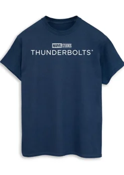 Marvel Thunderbolts* Logo Navy Graphic T-Shirt