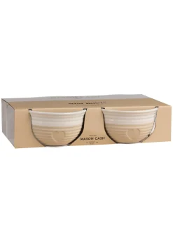 Mason Cash Cream Rustic Charm Mini Bowls 4pc