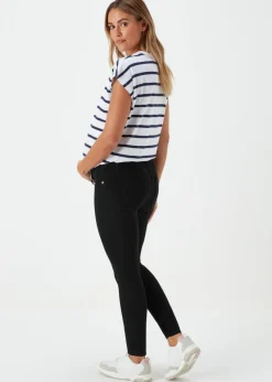 Maternity April Black Over The Bump Skinny Jeans