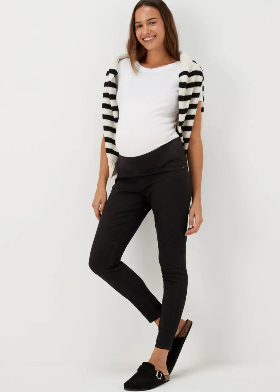 Maternity Rosie Black Under The Bump Jeggings