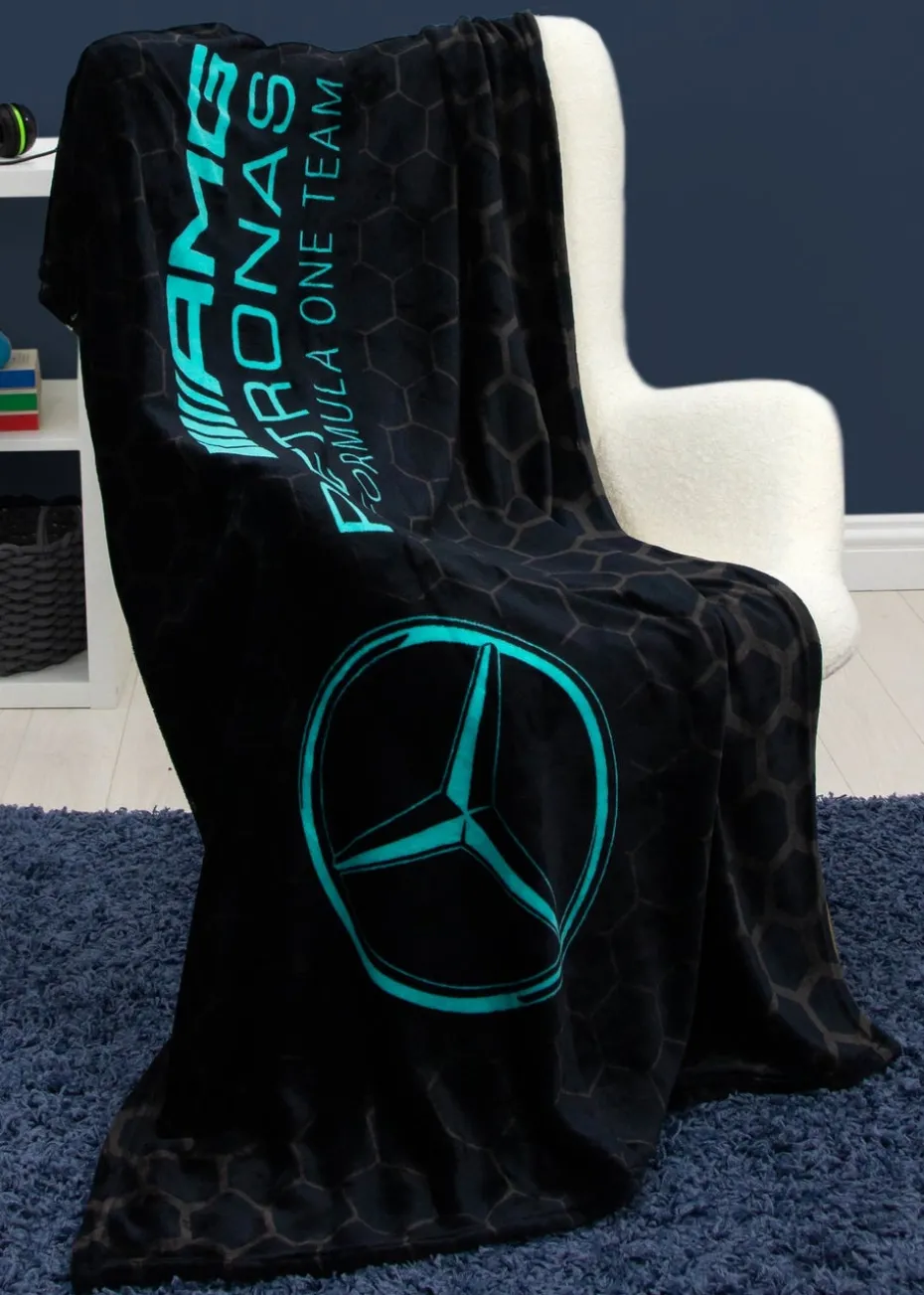 Mercedes Stealth Luxury Formula 1 Fleece Throw (100x 150cm)