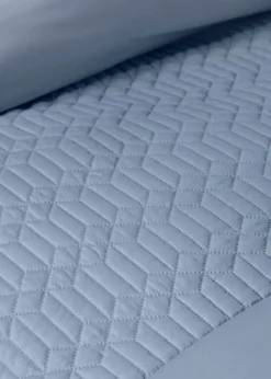 Midnight Blue Geo Pinsonic Duvet Cover