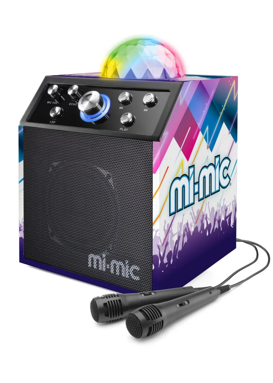 Mi-Mic Karaoke Disco Cube Speaker