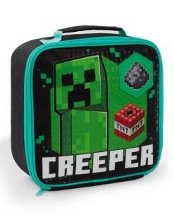 Minecraft Creeper 5 Piece Lunch Bag Set