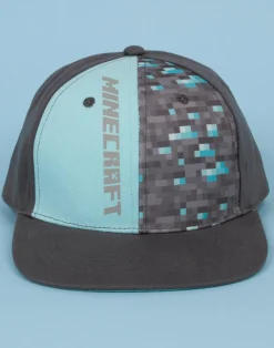 Minecraft  Grey Diamond Ore Kids Youth Snapback Cap