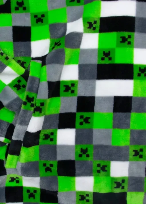 Minecraft Hooded Snuggle Wearable Fleece