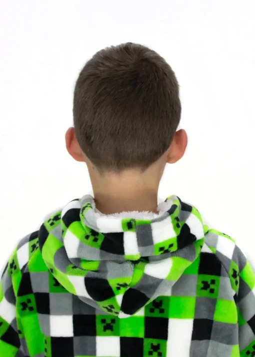 Minecraft Hooded Snuggle Wearable Fleece