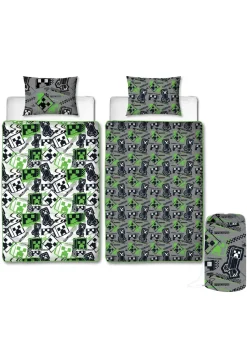 Minecraft Mixed up Coverless Quilt Duvet Set