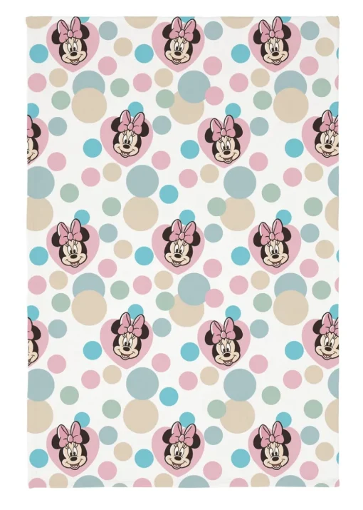 Minnie Mouse Cream Blanket