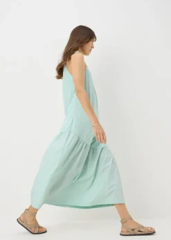 Mint Asymmetric Tiered Cami Maxi Dress