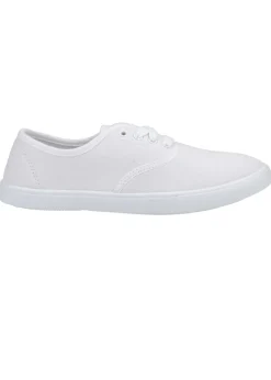 Mirak Kids White Lace-Up Plimsolls / Gym Trainers (Older 3-5)