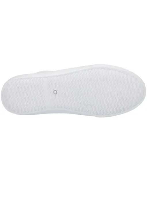 Mirak Kids White Lace-Up Plimsolls / Gym Trainers (Older 3-5)
