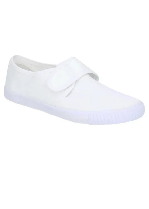 Mirak Kids White Plimsolls / Gym Shoes (Younger 4 - Older 5)