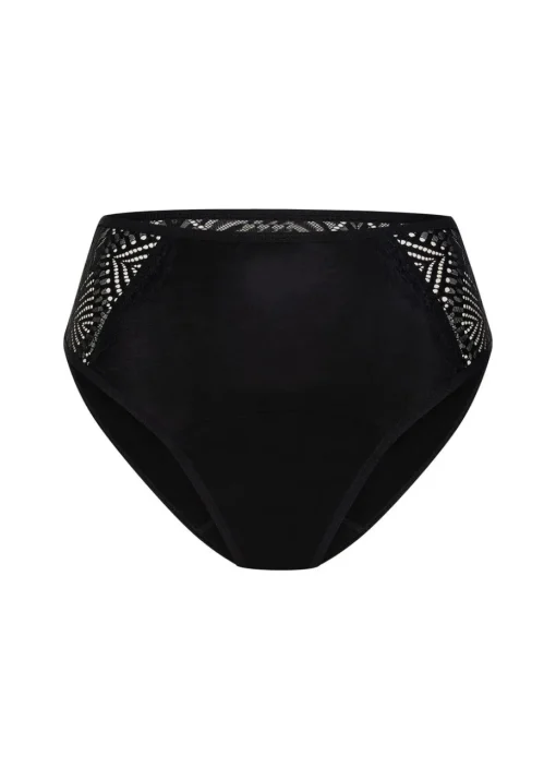 ModiBodi Black Moderate/Heavy Period French Cut Pants