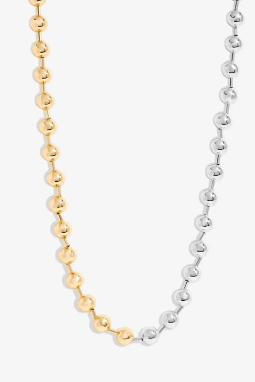 Mood Two Tone Ball Chain Allway Necklace