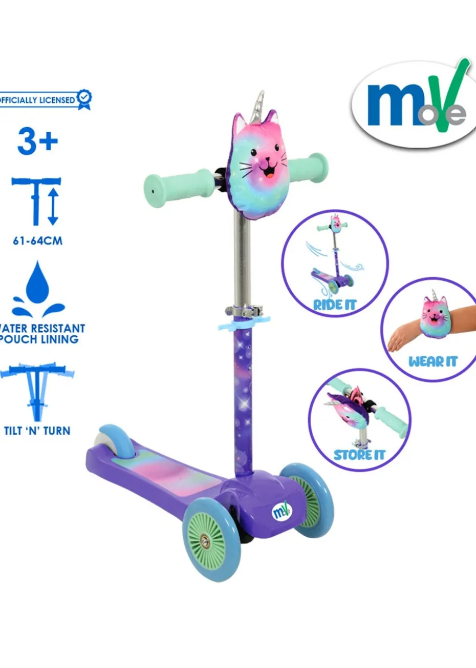 MoVe Mini Go Caticorn Tilt Scooter With Squishle
