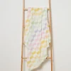Multicolour Checker Throw