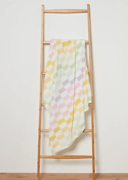 Multicolour Checker Throw