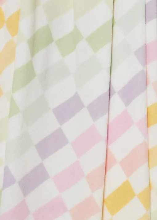 Multicolour Checker Throw