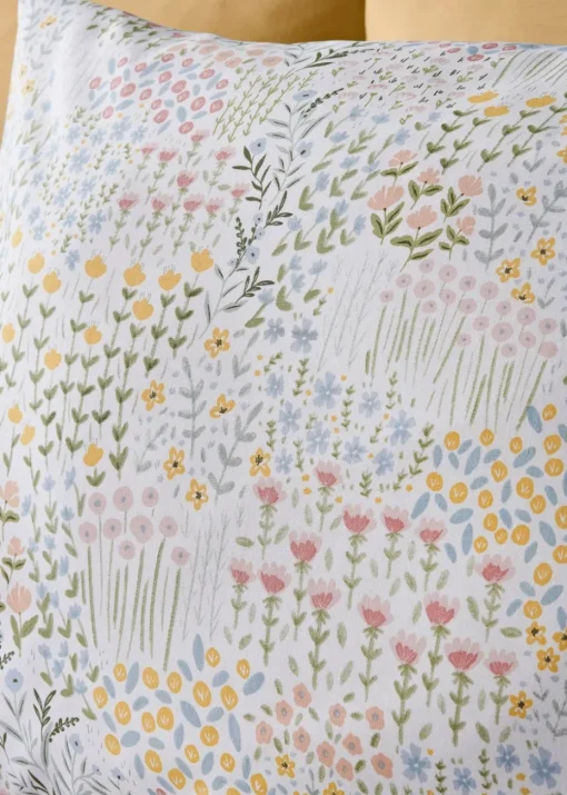 Multicolour Floral Patchwork Duvet Set