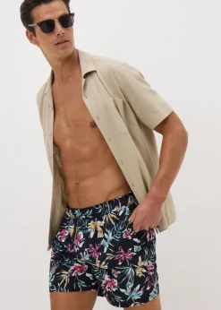 Multicolour Floral Swim Shorts