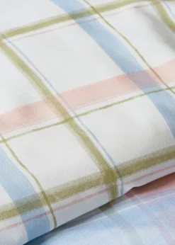Multicolour Grid Check Duvet Set
