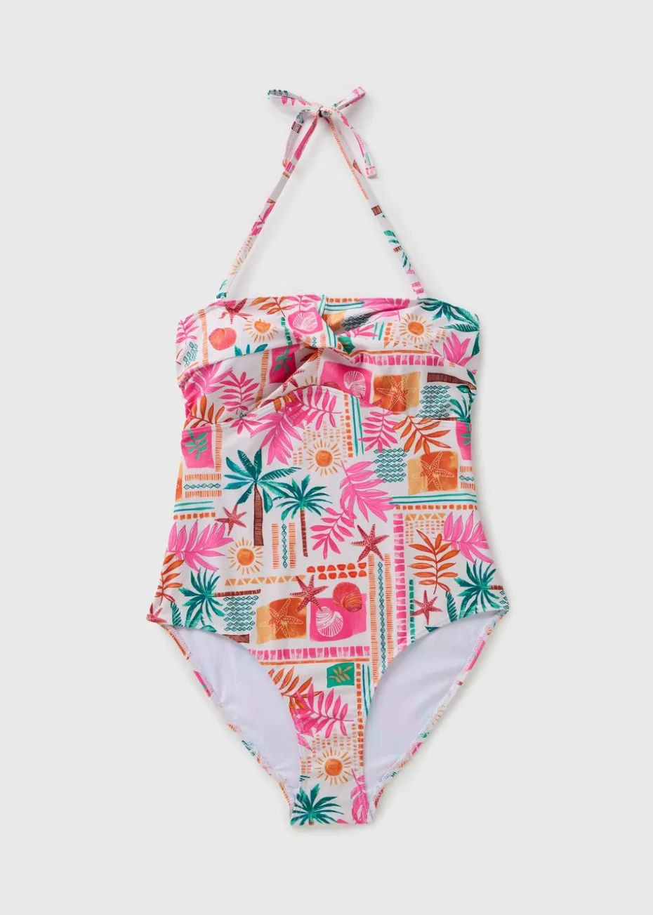 Multicolour Summer Print Swimsuit
