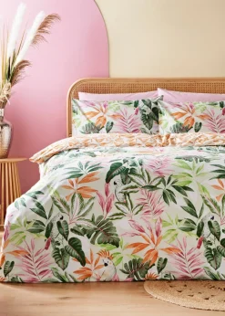 Multicolour Tropical Parrot Duvet Set