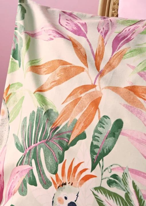 Multicolour Tropical Parrot Duvet Set