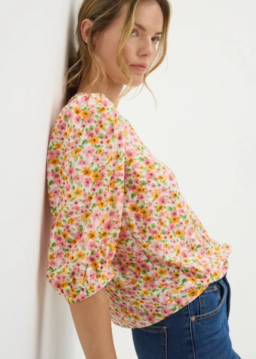 Multicoloured Ditsy Floral Blouse