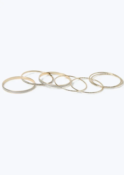 Multipack Gold Bangles