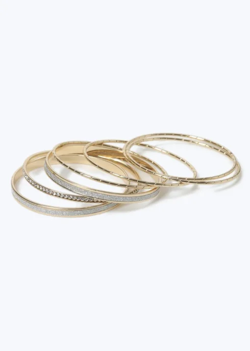 Multipack Gold Bangles