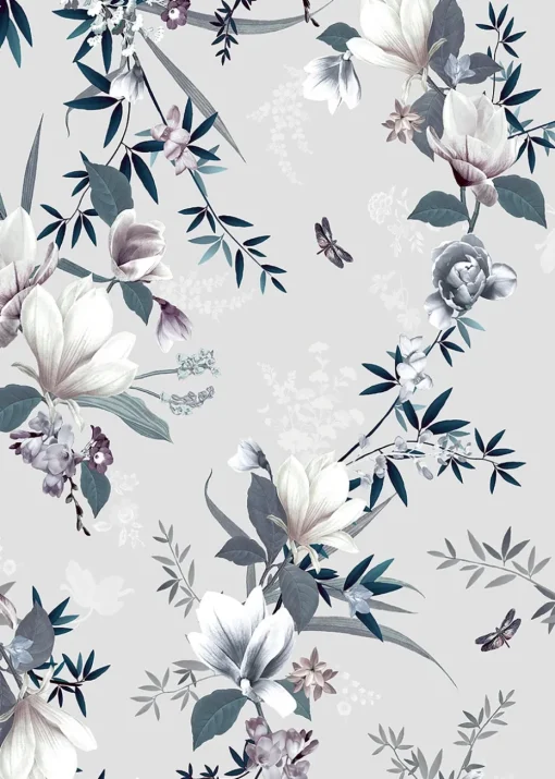 Muriva Lipsy Lotus Wallpaper
