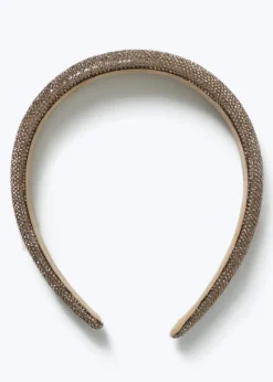Muse Bronze Rhinestone Headband