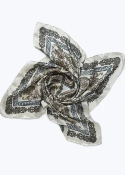Muse Cream Printed Scarf
