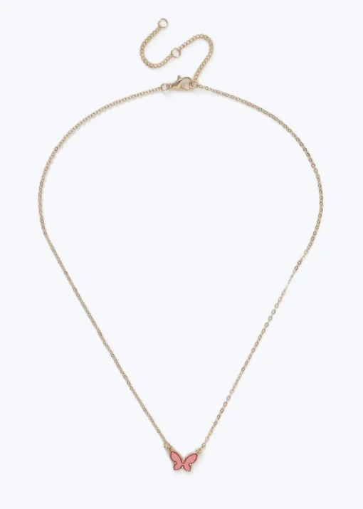 Muse Kids Mini Me Gold Butterfly Necklace