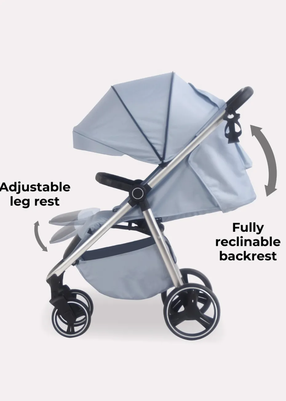 My Babiie Blue Plaid Dani Dyer Pushchair